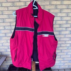 Vintage Molson Canadian Reversible Red Vest